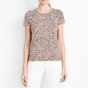 NWT Short Sleeved Leopard J Crew Sweater
